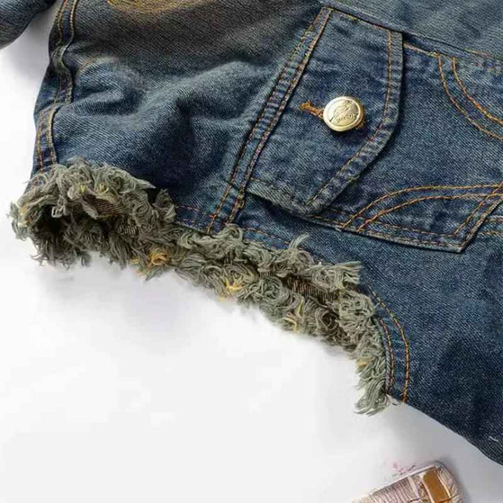Outrider Biker Denim Vest