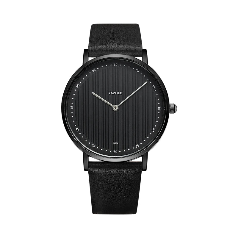Noirfeld Dial Leather Watch