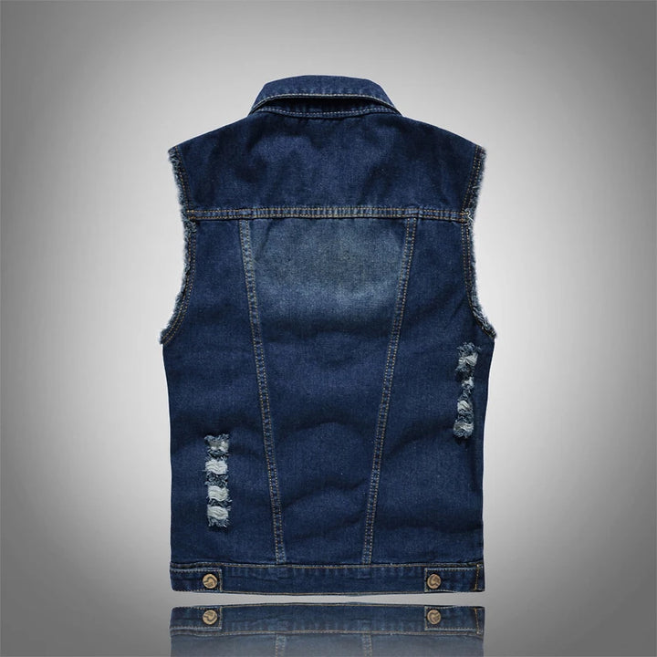 Outrider Biker Denim Vest