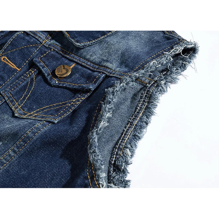 Outrider Biker Denim Vest