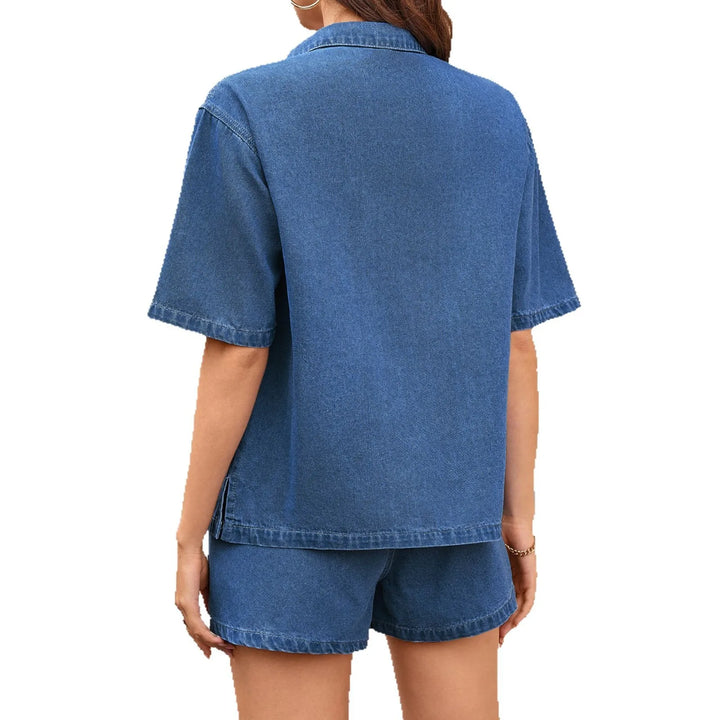 Rumi Shore Loose Denim Set