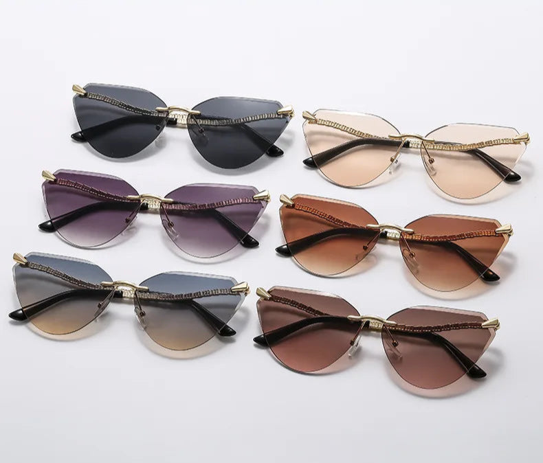 Mavaria Seralux Rimless Sunglasses