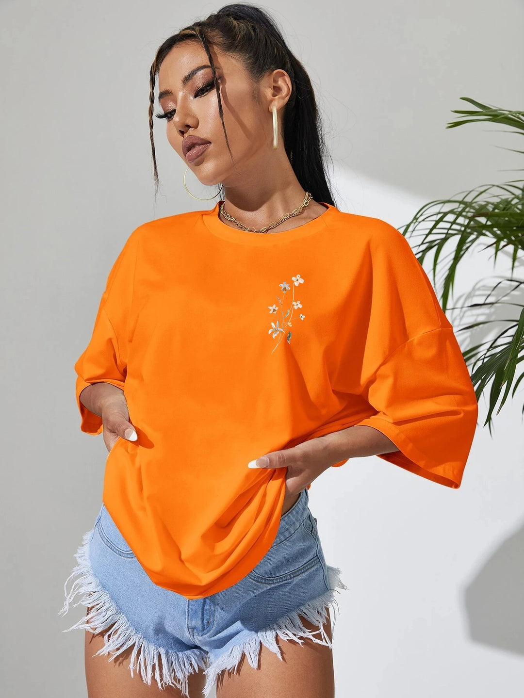 Bloomveil Floral Cotton Tee