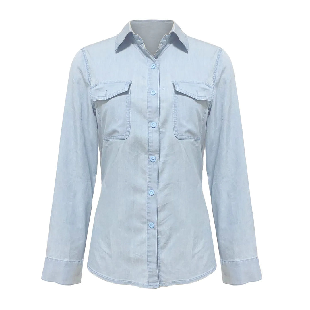 Maybelle Chambray Button-Up Shirt