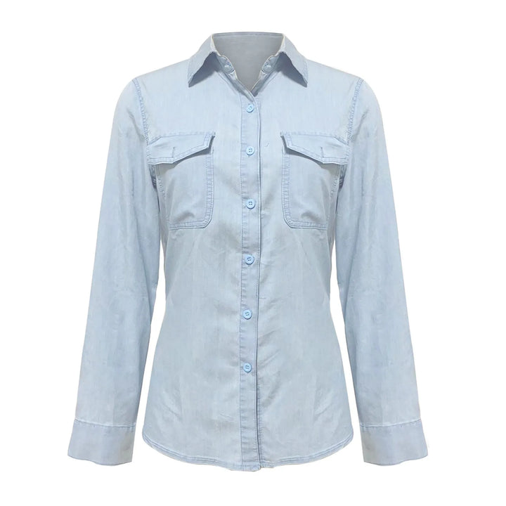 Maybelle Chambray Button-Up Shirt