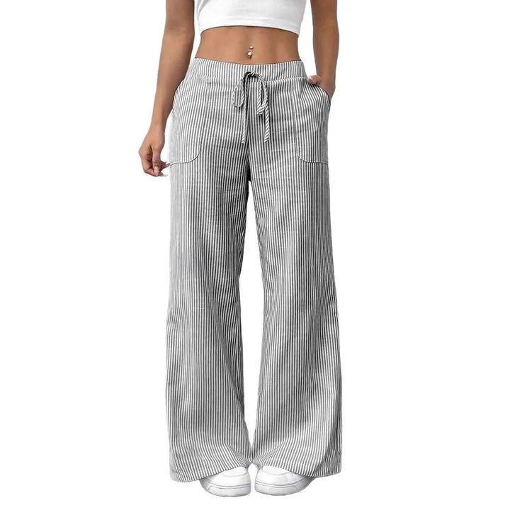 Haze Mode Striped Trousers