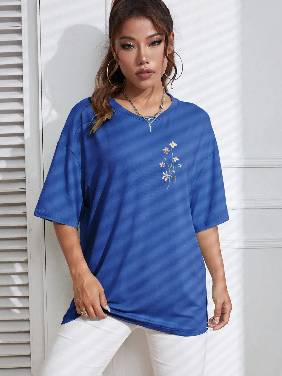 Bloomveil Floral Cotton Tee