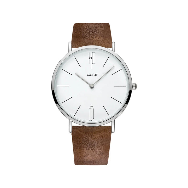 Noirfeld Dial Leather Watch