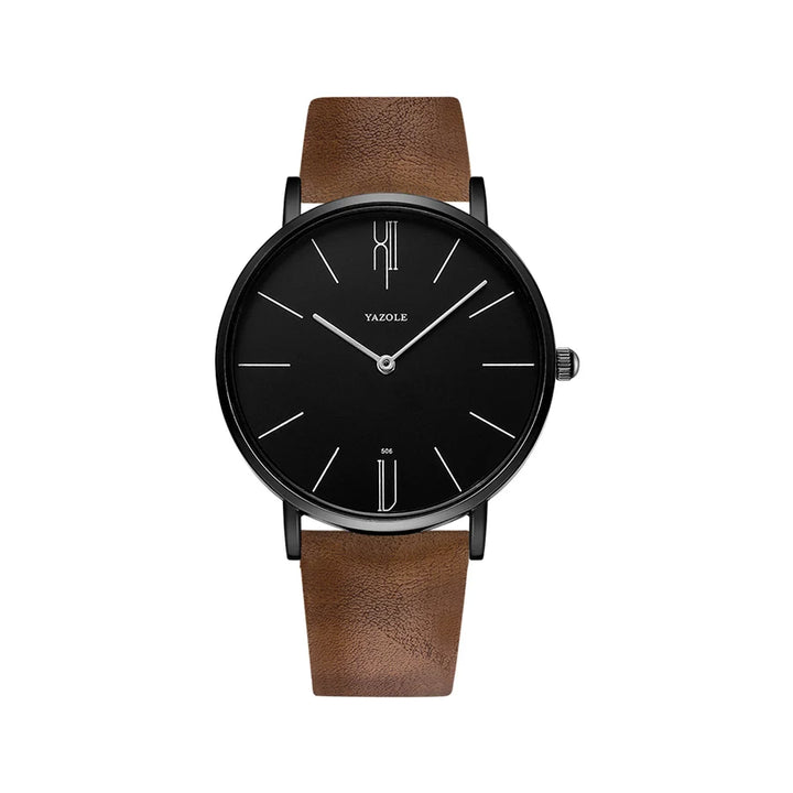 Noirfeld Dial Leather Watch