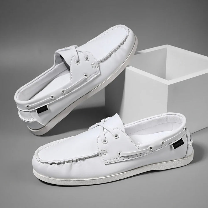 Renford Contrast Stitch Loafers