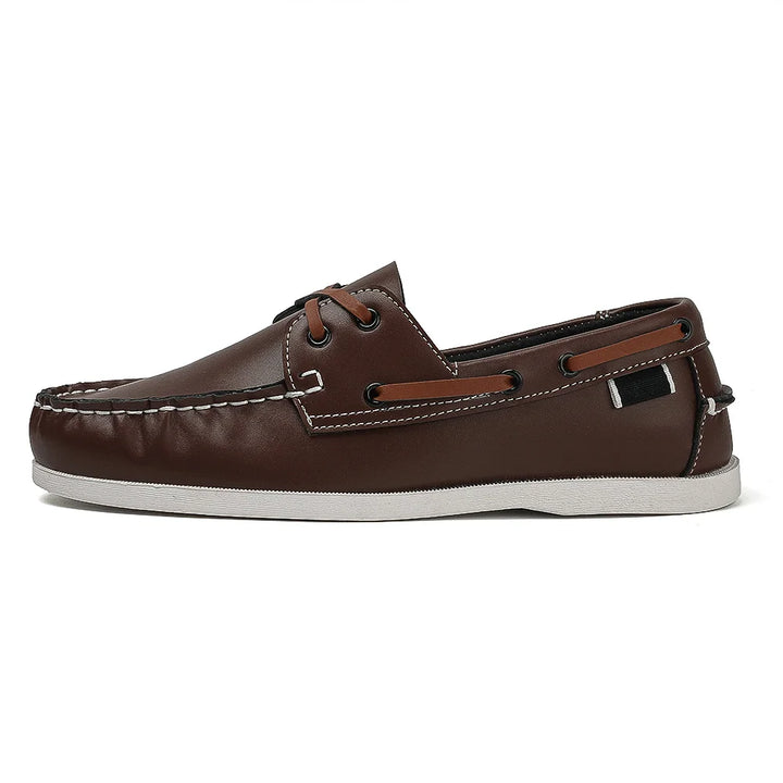 Renford Contrast Stitch Loafers