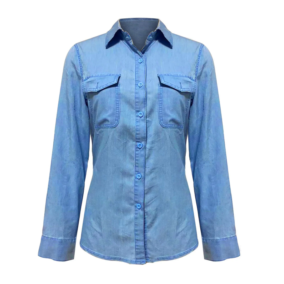 Maybelle Chambray Button-Up Shirt