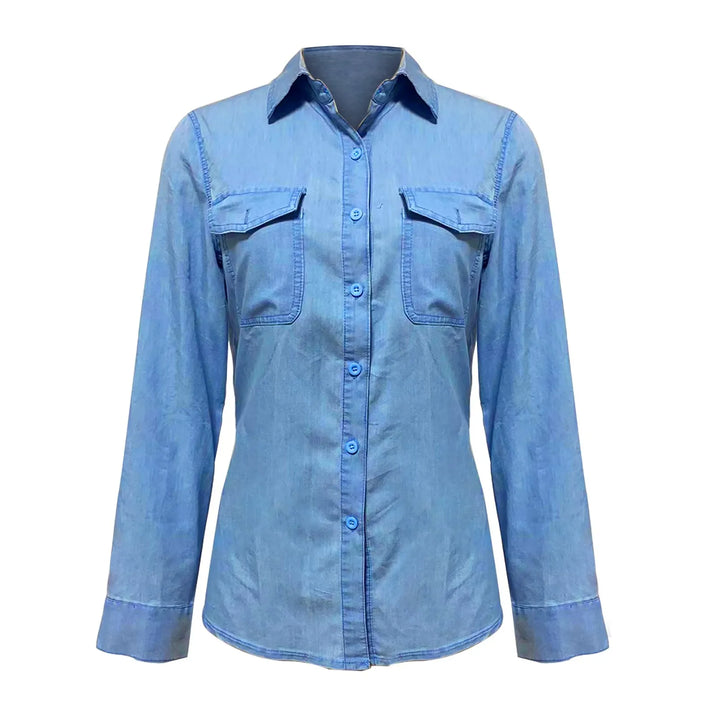 Maybelle Chambray Button-Up Shirt