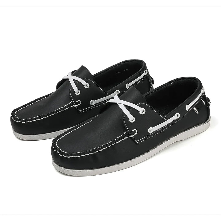 Renford Contrast Stitch Loafers