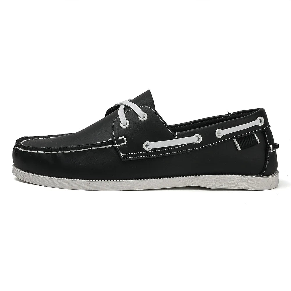 Renford Contrast Stitch Loafers