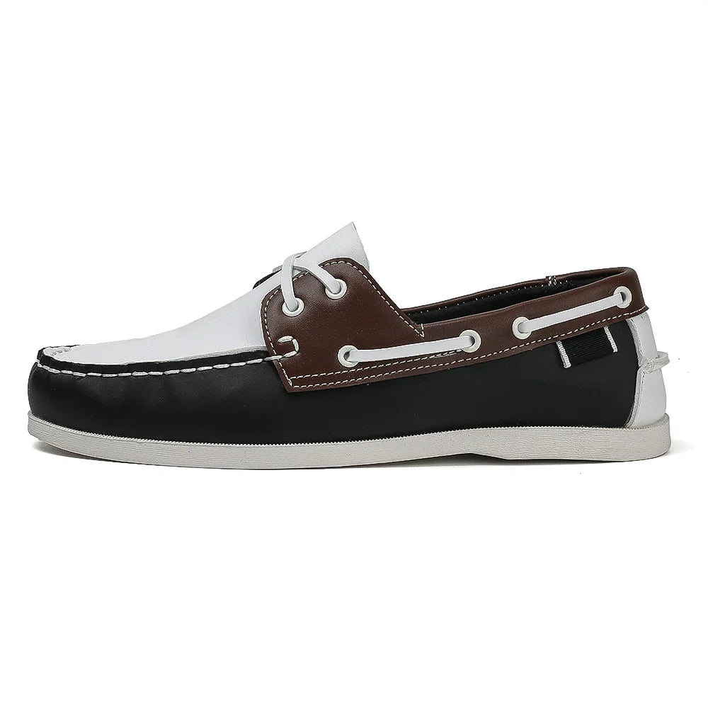 Renford Contrast Stitch Loafers