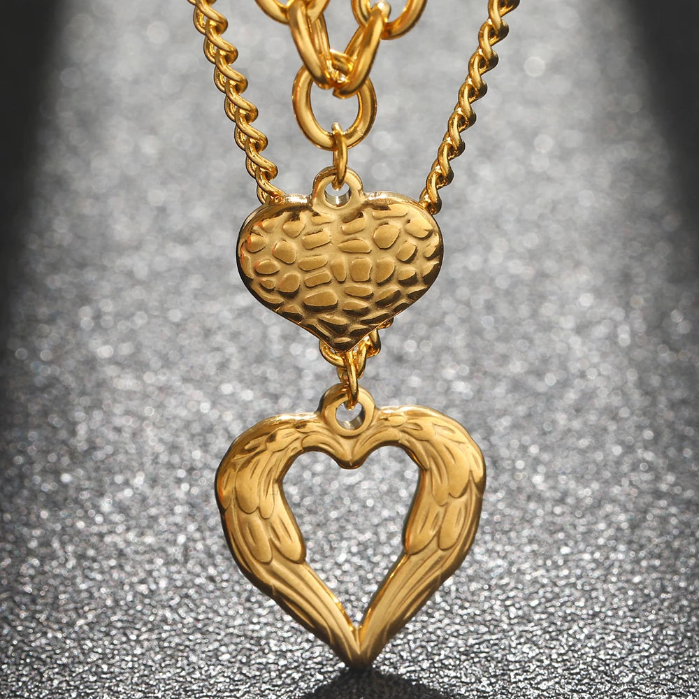 Heartsent Angel Wings Necklace