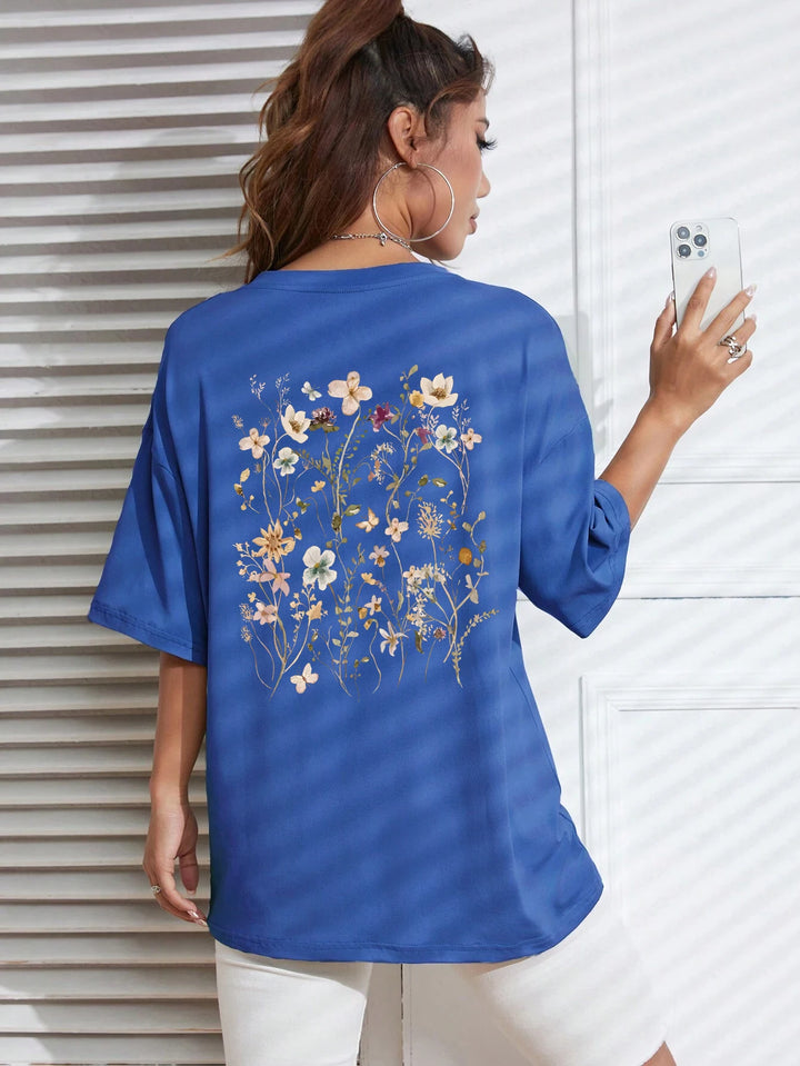 Bloomveil Floral Cotton Tee