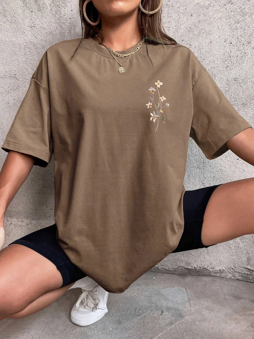 Bloomveil Floral Cotton Tee