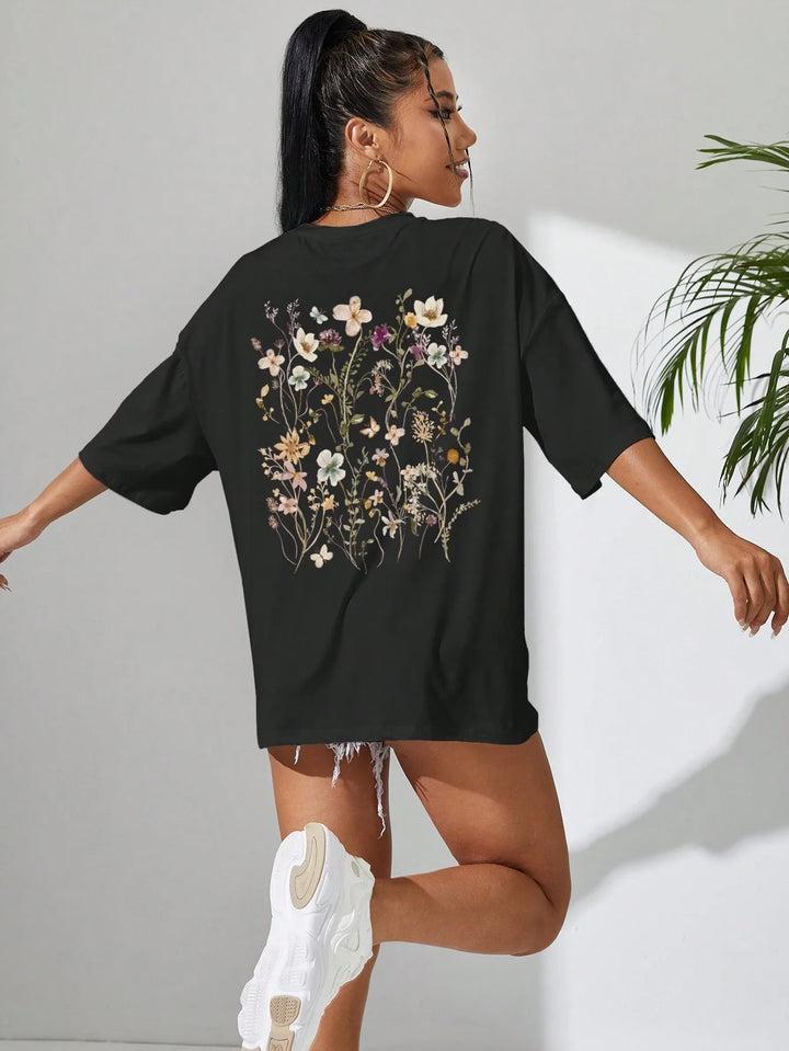 Bloomveil Floral Cotton Tee