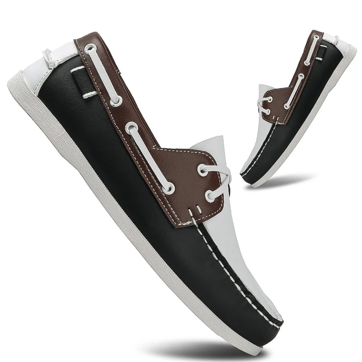 Renford Contrast Stitch Loafers