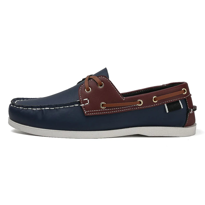Renford Contrast Stitch Loafers