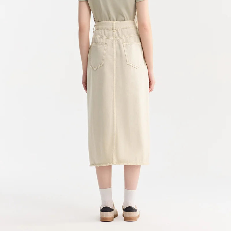 Wild Dove Cotton Denim Skirt