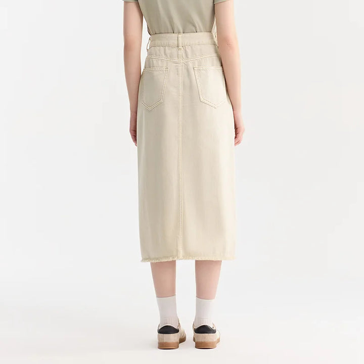 Wild Dove Cotton Denim Skirt