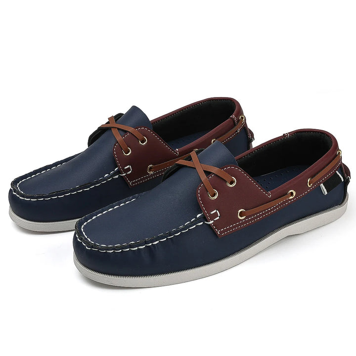 Renford Contrast Stitch Loafers