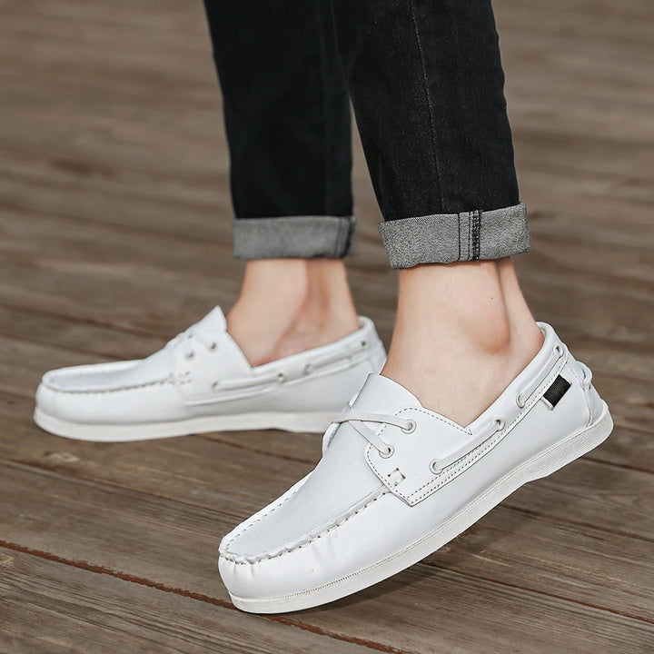 Renford Contrast Stitch Loafers