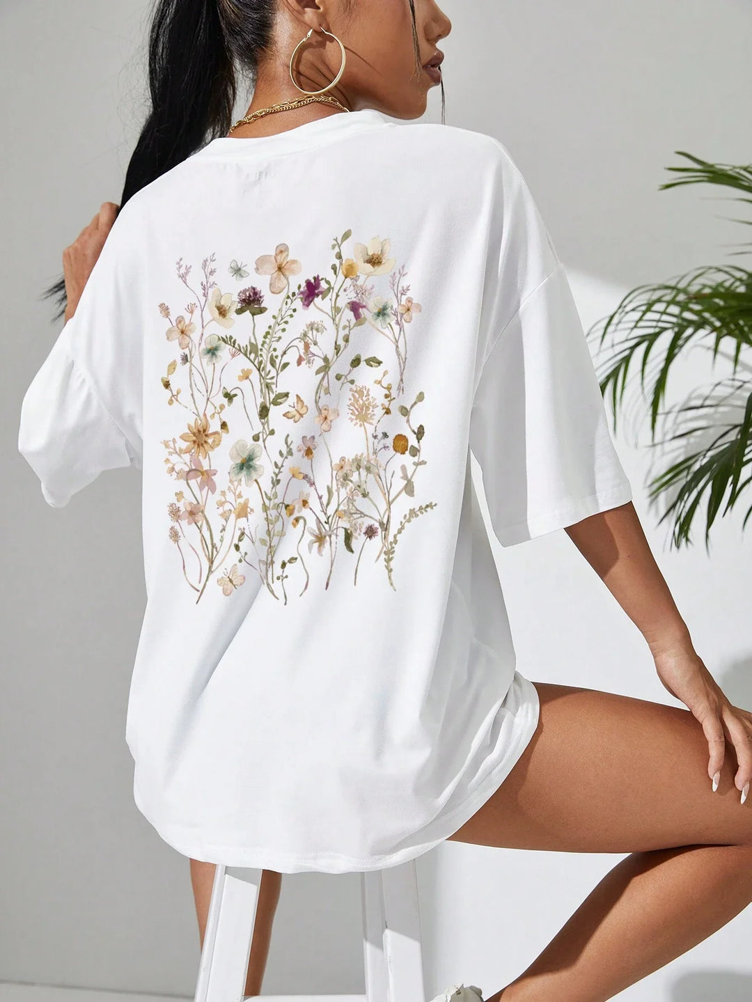 Bloomveil Floral Cotton Tee