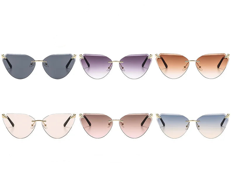 Mavaria Seralux Rimless Sunglasses