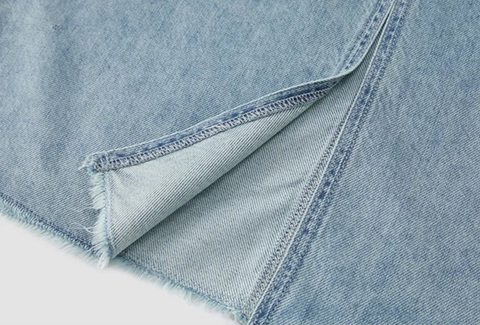 Wild Dove Cotton Denim Skirt