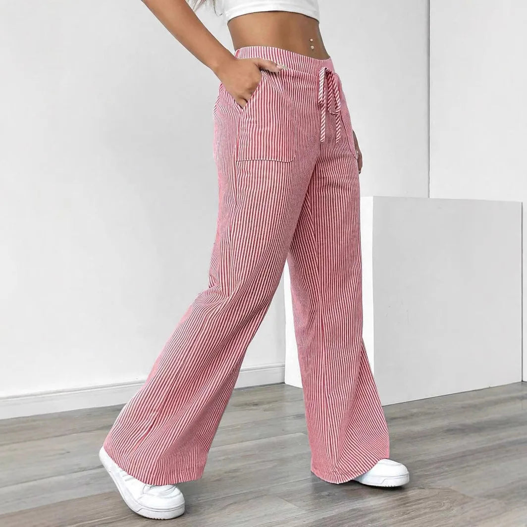 Haze Mode Striped Trousers