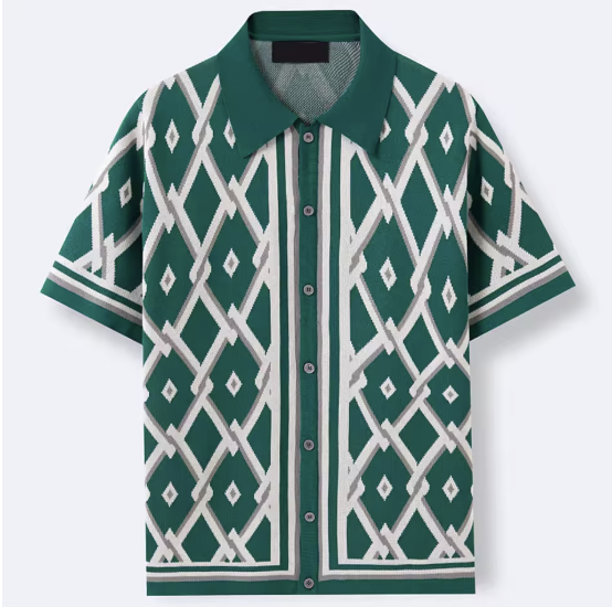 Santo Diamond Lattice Shirt