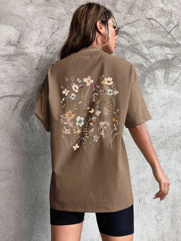 Bloomveil Floral Cotton Tee