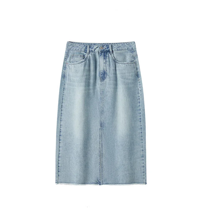 Wild Dove Cotton Denim Skirt