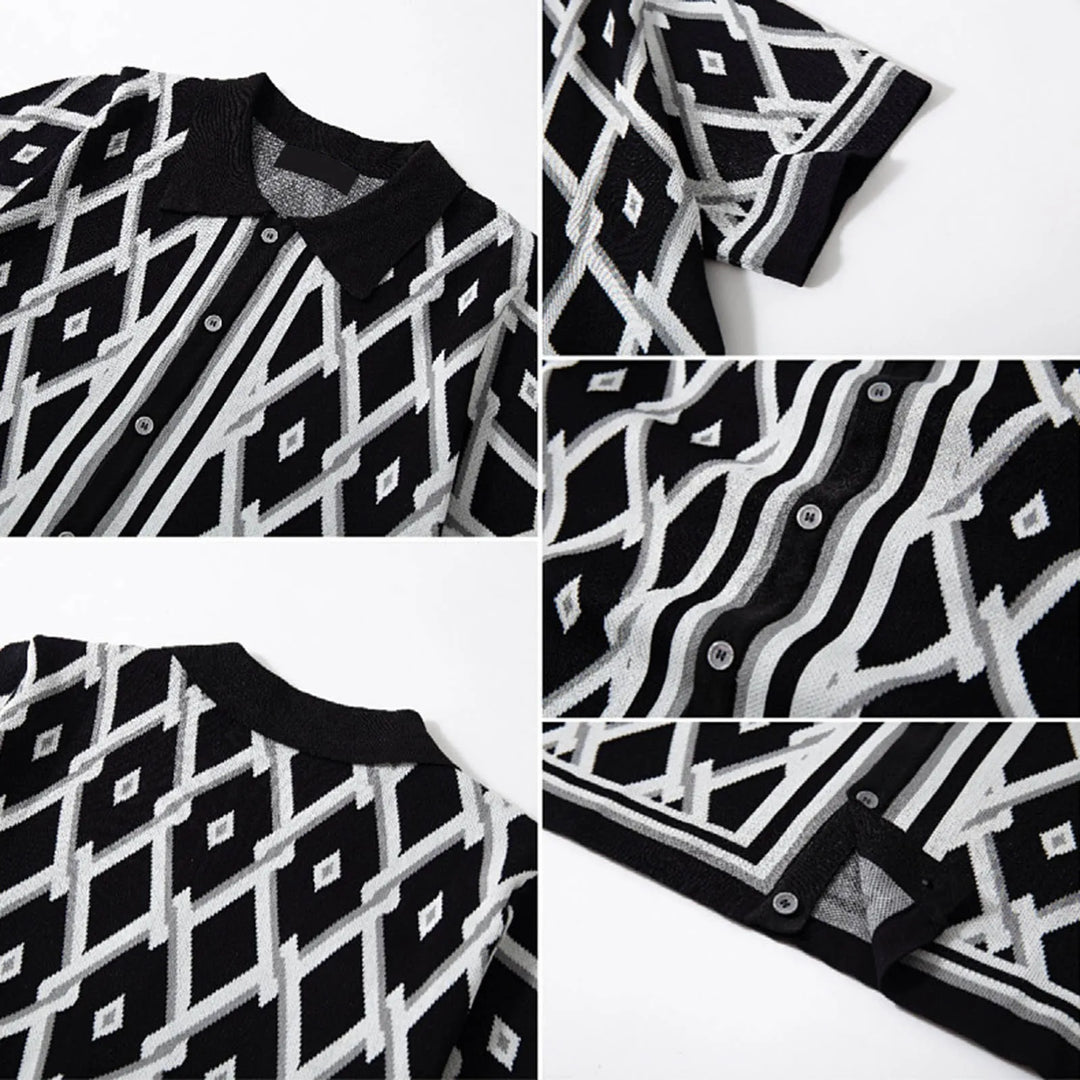 Santo Diamond Lattice Shirt