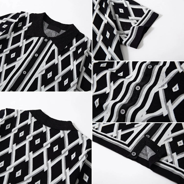Santo Diamond Lattice Shirt