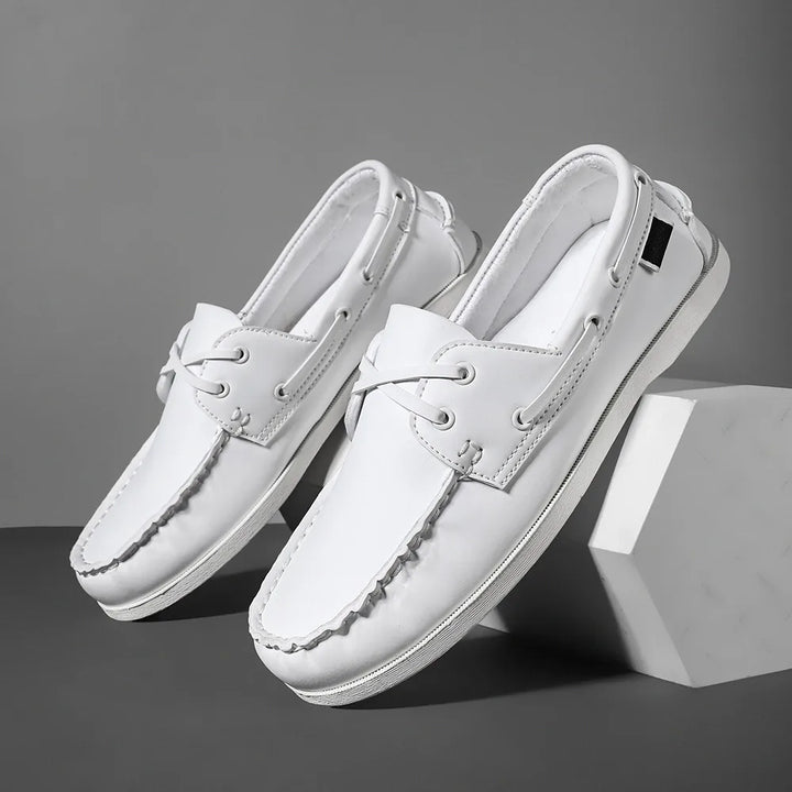 Renford Contrast Stitch Loafers