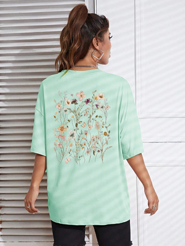 Bloomveil Floral Cotton Tee