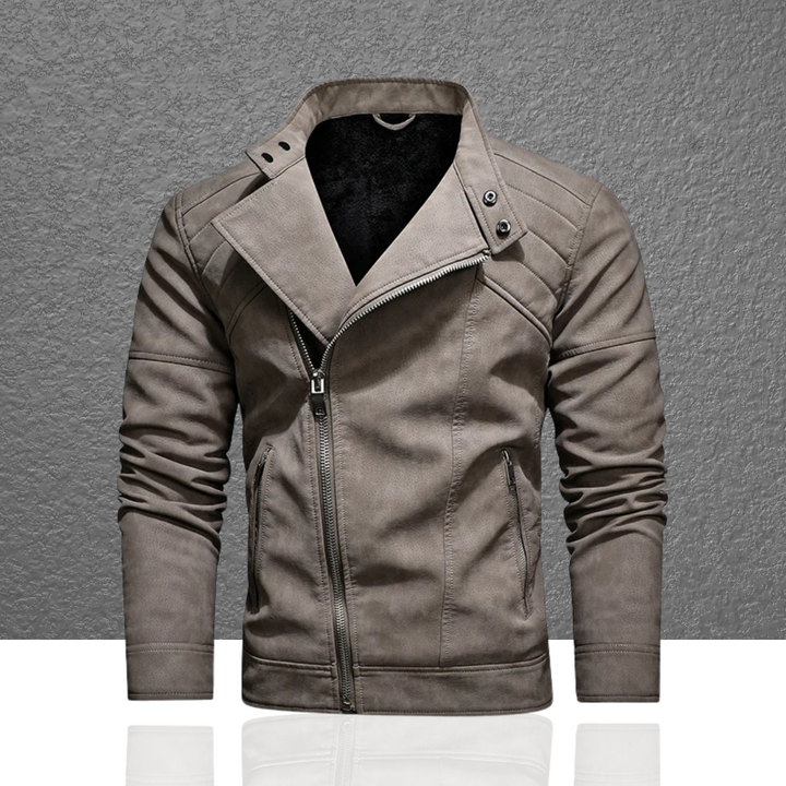 Marschal Fleece Leather Jacket