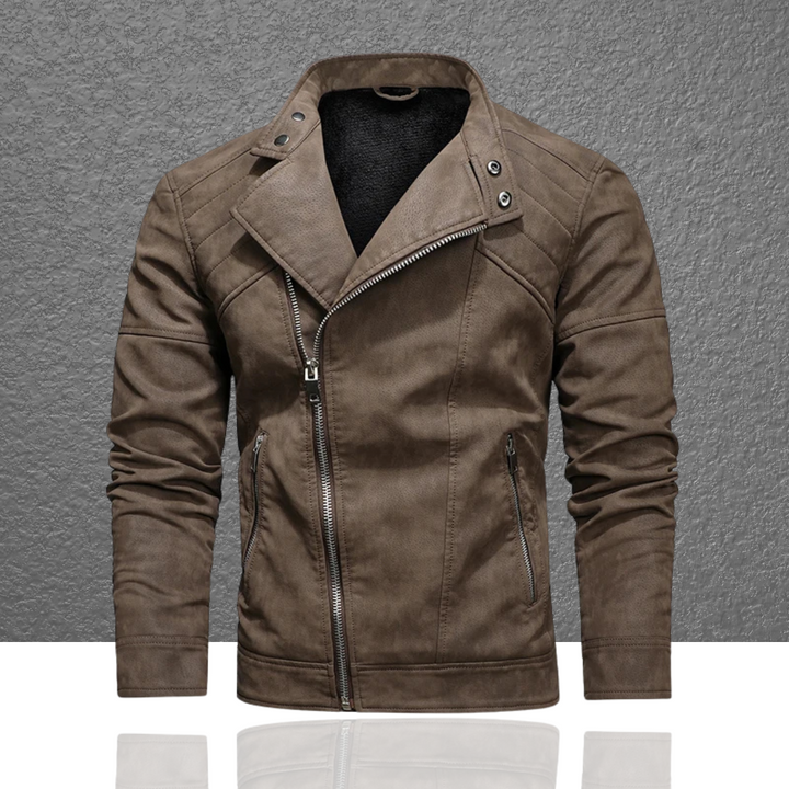 Marschal Fleece Leather Jacket