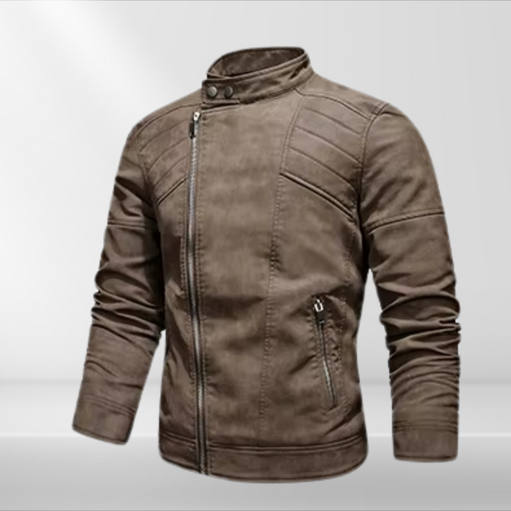 Marschal Fleece Leather Jacket