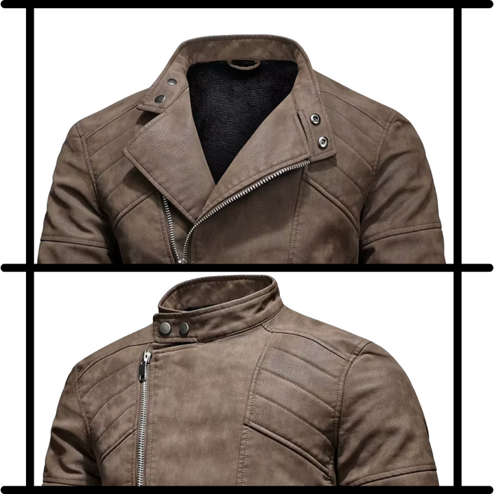 Marschal Fleece Leather Jacket