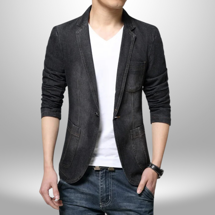 Nolan Flex Denim Blazer