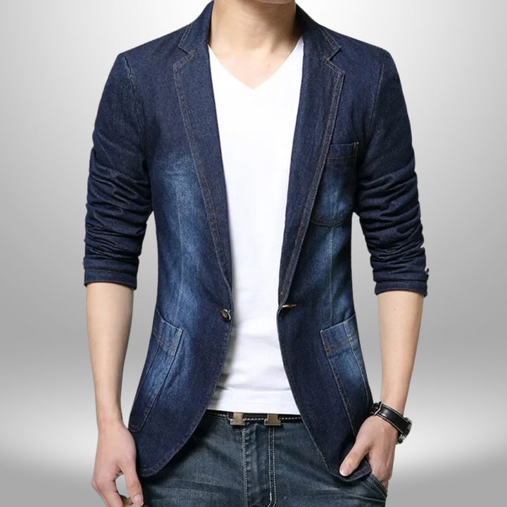 Nolan Flex Denim Blazer